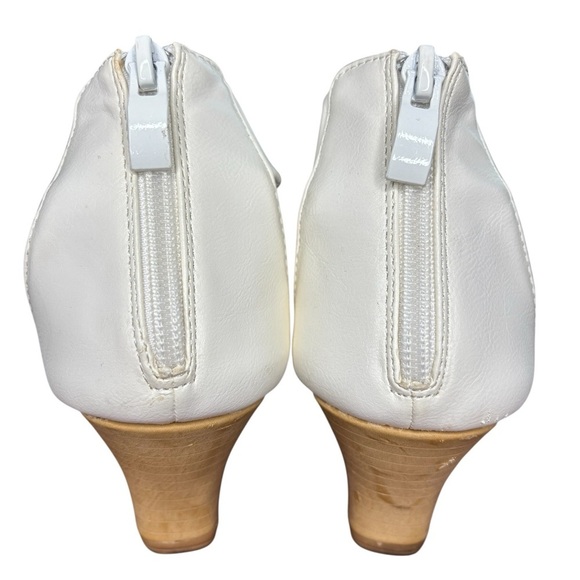 SPRING STEP PATRIZIA HARLEQUIN WHITE WEDGE SANDAL, US 8.5 - Picture 3 of 8